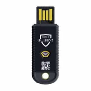 iShield Key Pro Security Key, Hardware Authenticator, USB-A and NFC Connection, FIDO2 Certified, U2F, HOTP, TOTP, PIV, 2FA, Black, (1pc)