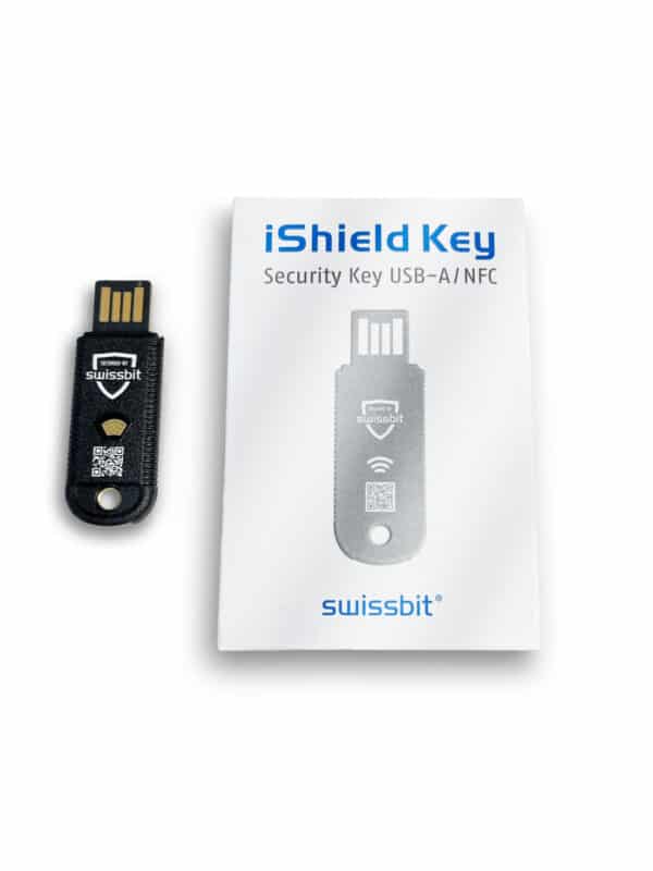 iShield Key Pro Security Key, Hardware Authenticator, USB-A and NFC Connection, FIDO2 Certified, U2F, HOTP, TOTP, PIV, 2FA, Black, (1pc) - Image 6